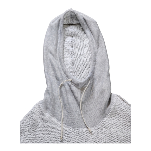 Free People Aja Pullover Hoodie Midi Sweater Dress in Heather Grey XS - Picture 3 of 10